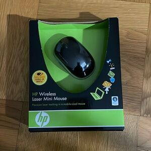 HP Wireless Laser Mini Mouse NEW in Sealed Package